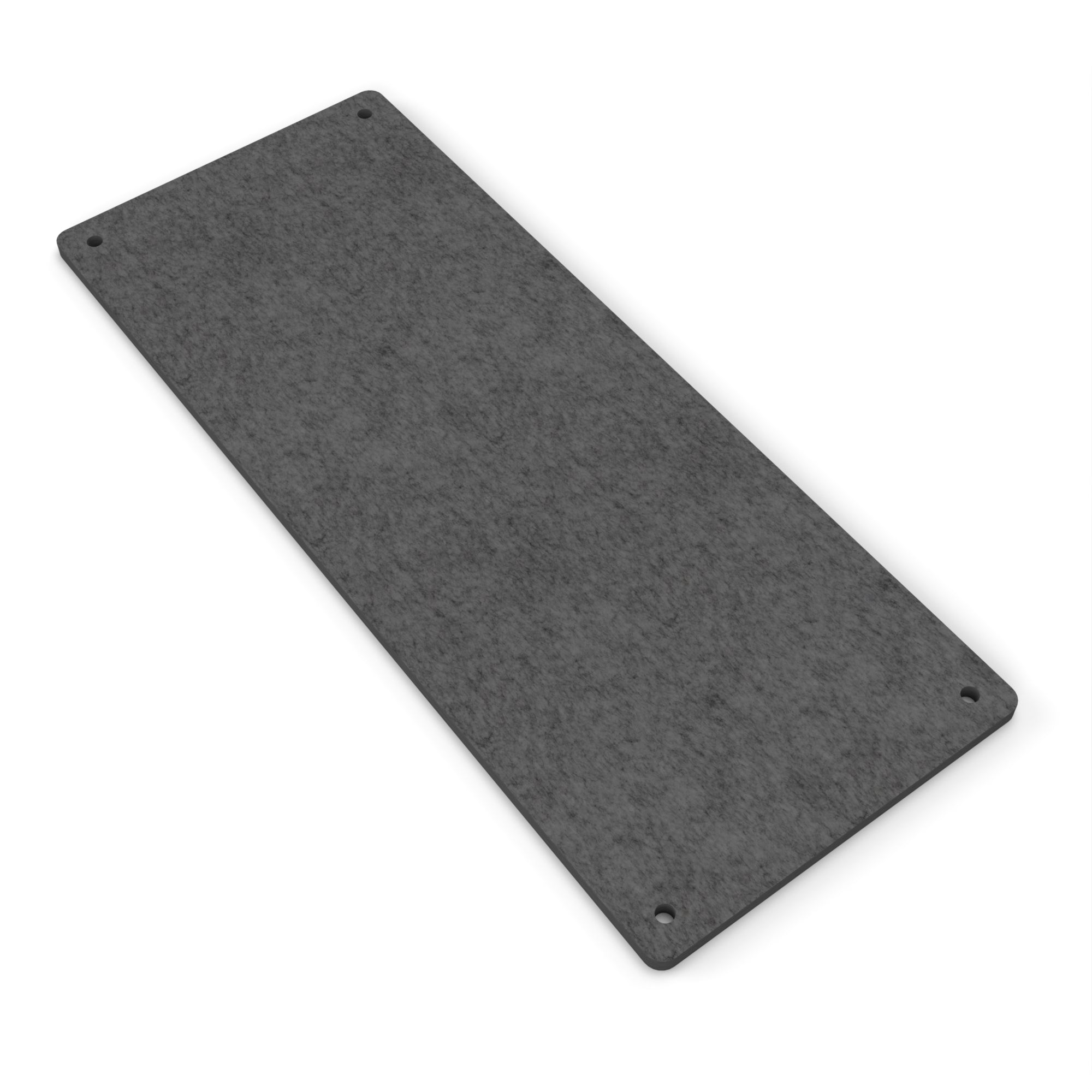 Haven Acoustic Wall Panel, PET Dark Gray 5' x 2' x 0.75"