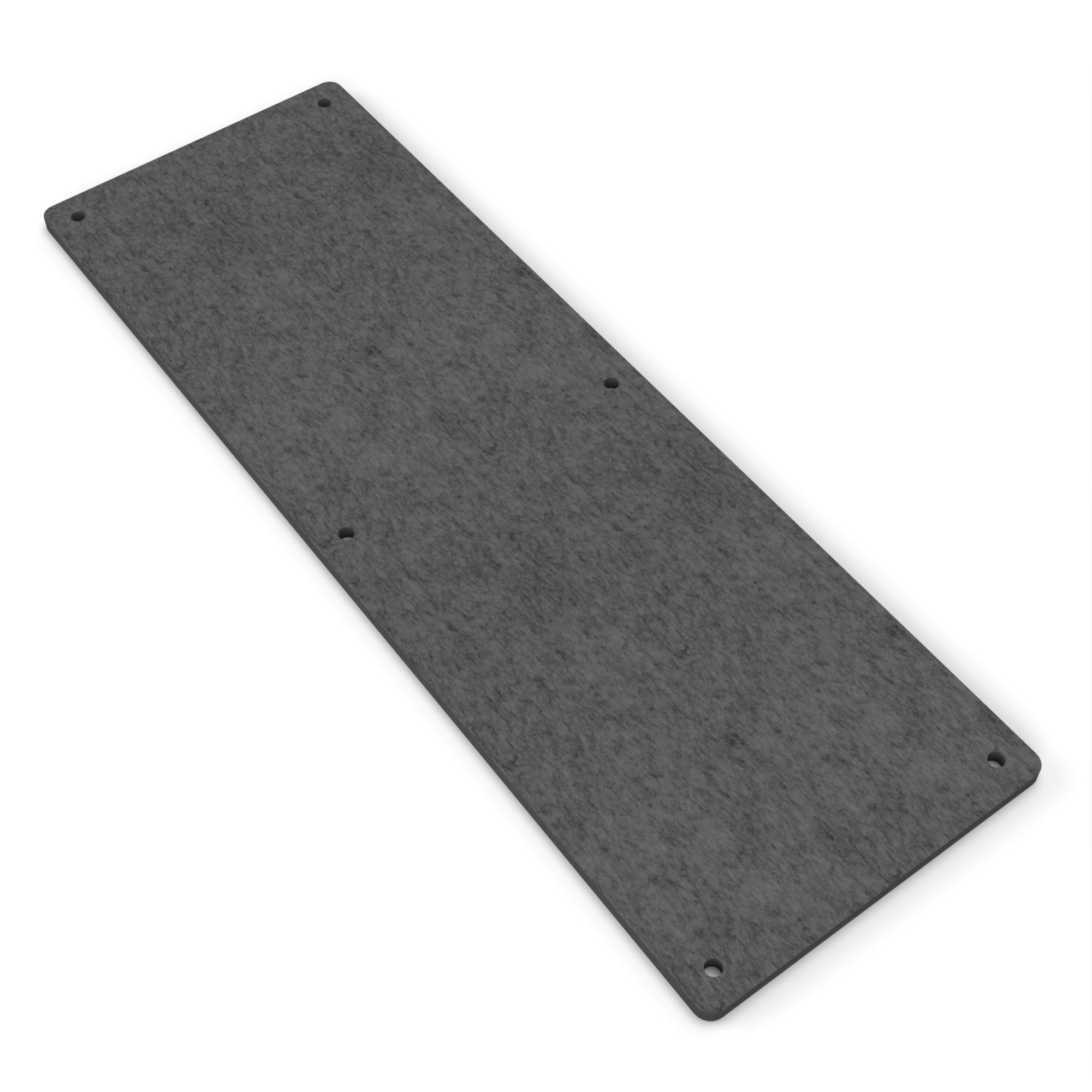 Haven Acoustic Wall Panel, PET Dark Gray 6' x 2' x 0.75"