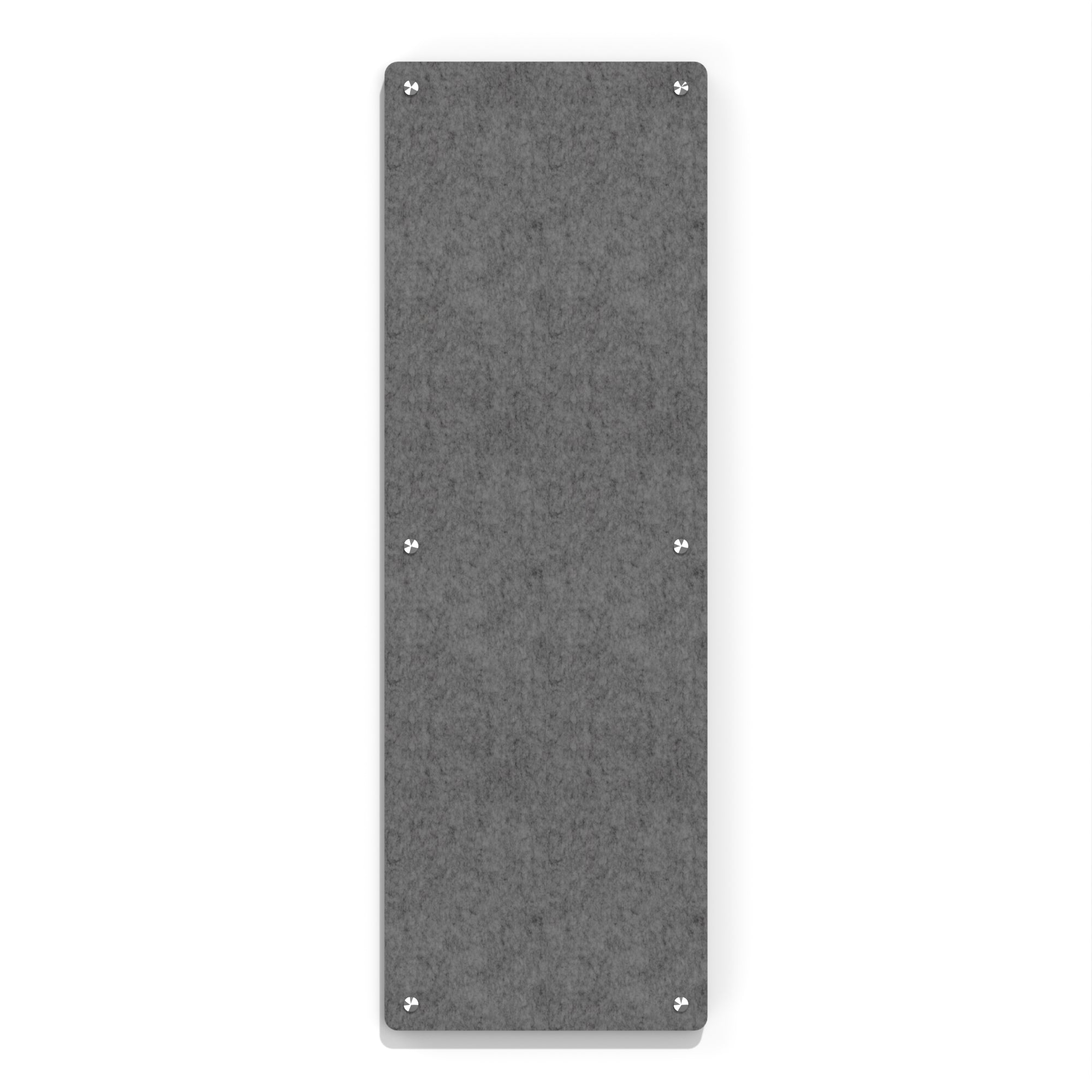 Haven Acoustic Wall Panel, PET Dark Gray 6' x 2' x 0.75"