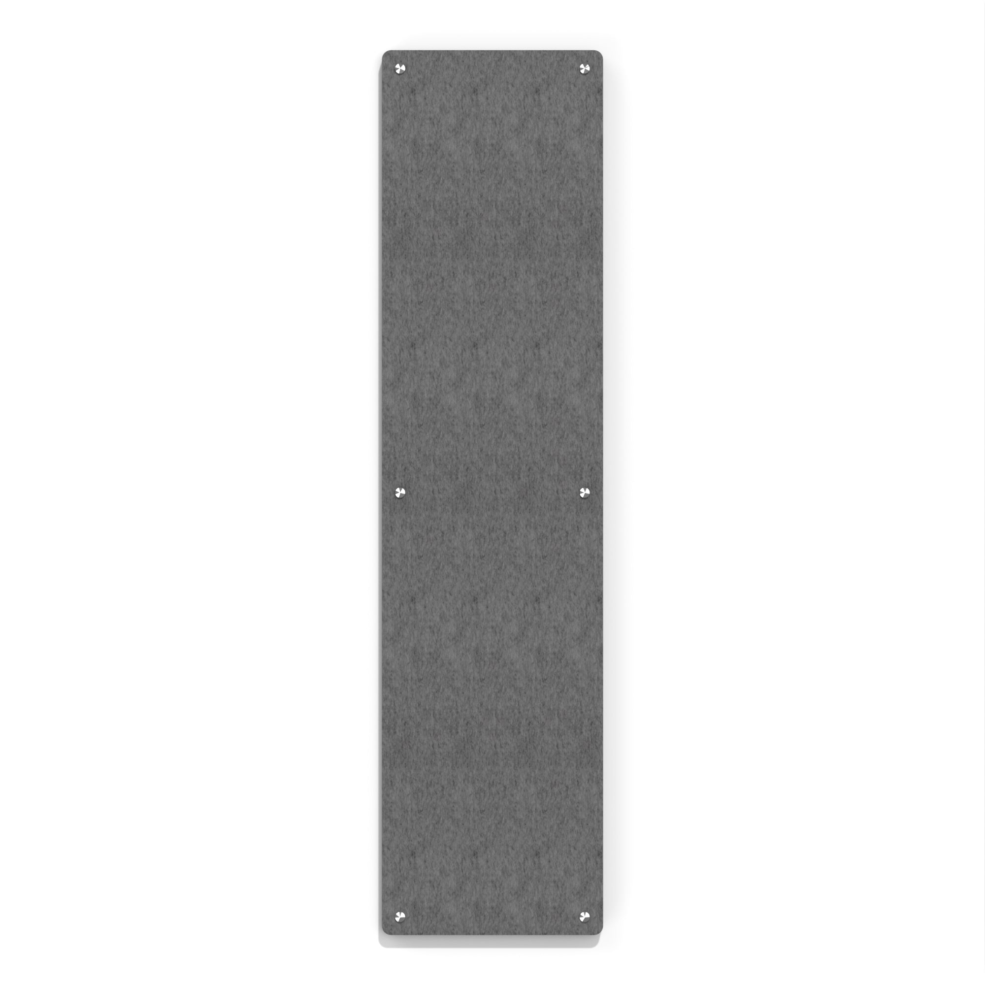 Haven Acoustic Wall Panel, PET Dark Gray 8' x 2' x 0.75"