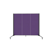 Healthflex Partition - 5' 9"H x 5' 9"L, Purple (Minor Assembly Required)