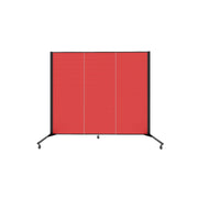 Healthflex Partition - 5' 9"H x 5' 9"L,Red  (Minor Assembly Required)