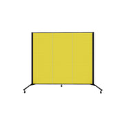 Healthflex Partition - 5' 9"H x 5' 9"L, Yellow  (Minor Assembly Required)