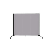 Healthflex Partition - 5' 9"H x 5' 9"L, Select Gray  (Minor Assembly Required)