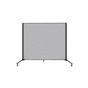 Healthflex Partition - 5' 9"H x 5' 9"L,Gray Smoke  (Minor Assembly Required)