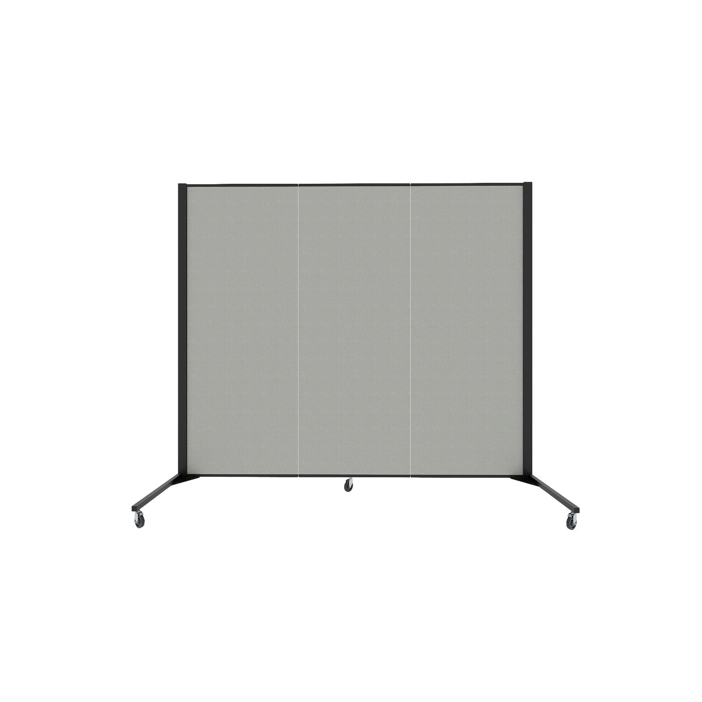 Healthflex Partition - 5' 9"H x 5' 9"L, Granite  (Minor Assembly Required)