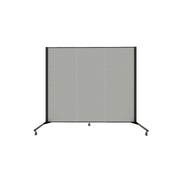 Healthflex Partition - 5' 9"H x 5' 9"L, Granite  (Minor Assembly Required)