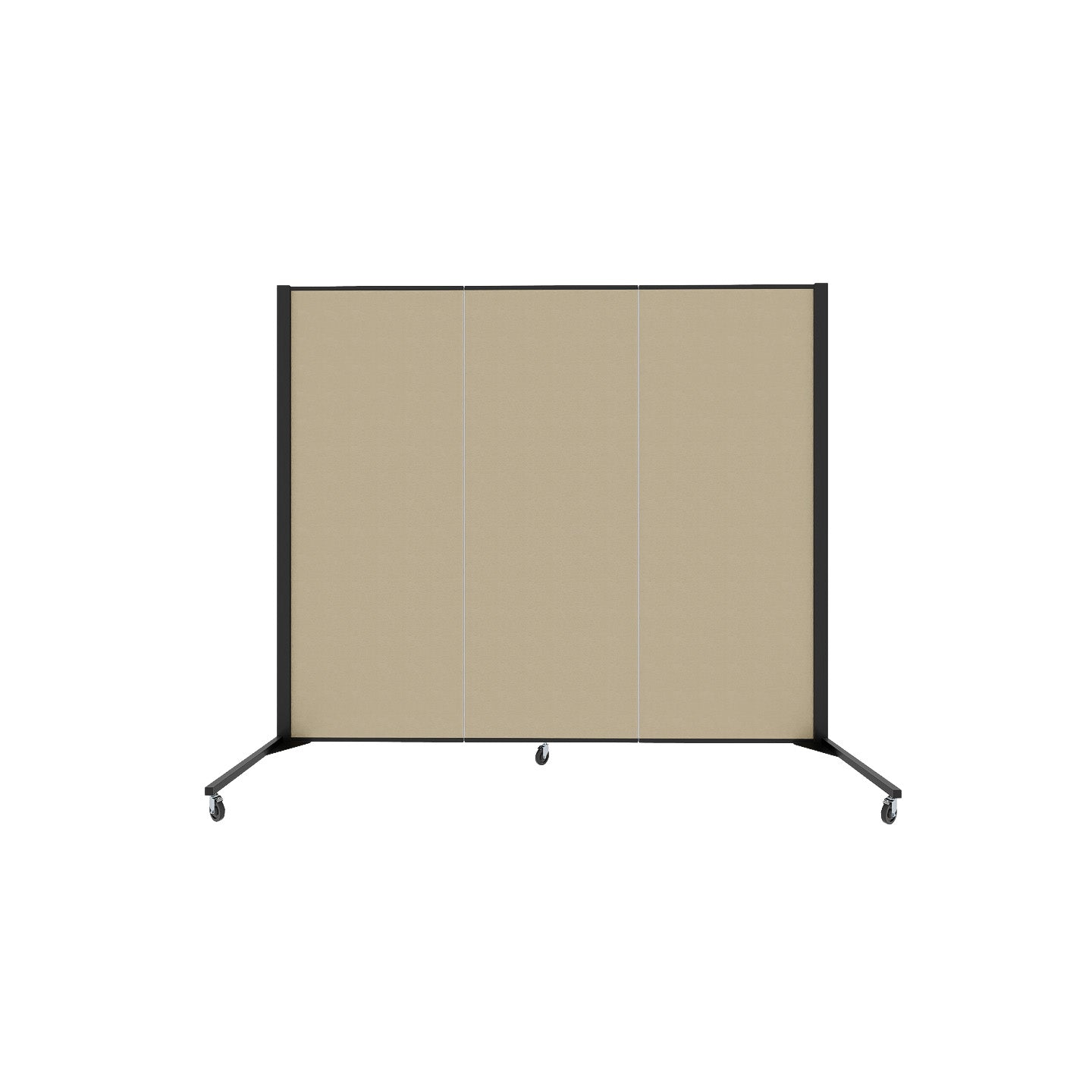 Healthflex Partition - 5' 9"H x 5' 9"L, Sandalwood  (Minor Assembly Required)