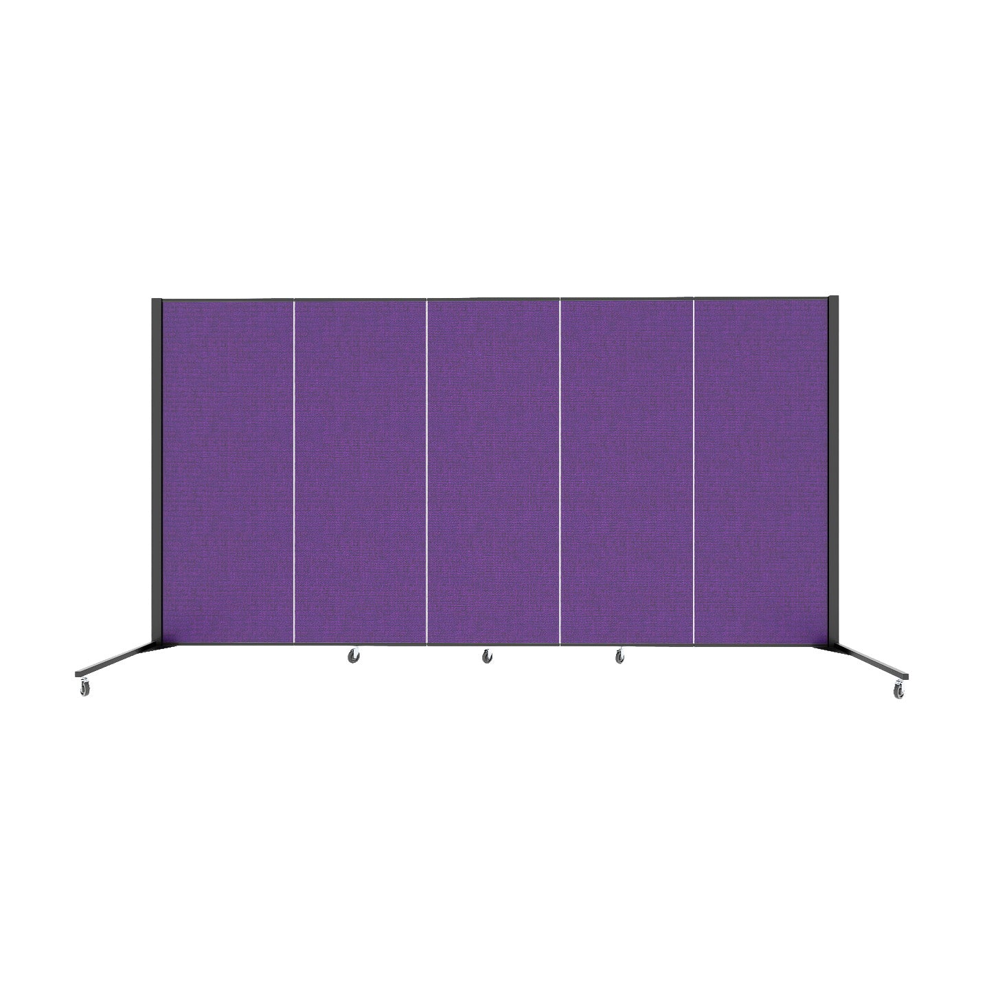 Healthflex Partition - 5' 9"H x 9' 5"L, Purple  (Minor Assembly Required)