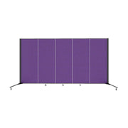 Healthflex Partition - 5' 9"H x 9' 5"L, Purple  (Minor Assembly Required)