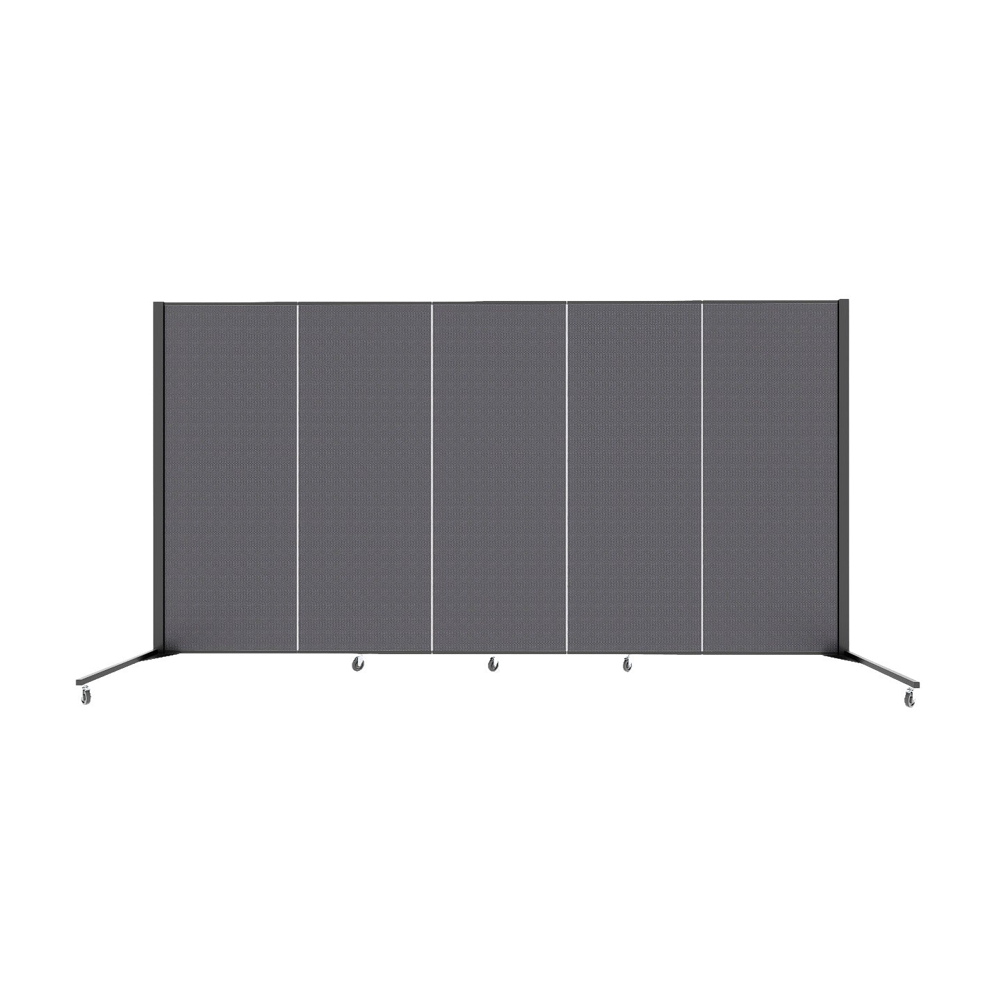 Healthflex Partition - 5' 9"H x 9' 5"L, Black (Minor Assembly Required)