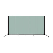 Healthflex Partition - 5' 9"H x 9' 5"L, Sea Green  (Minor Assembly Required)
