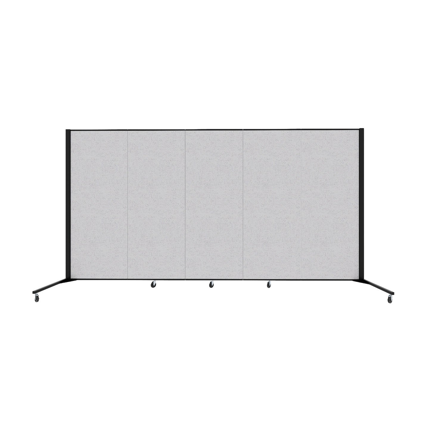 Healthflex Partition - 5' 9"H x 9' 5"L, Gray Smoke (Minor Assembly Required)