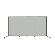 Healthflex Partition - 5' 9"H x 9' 5"L, Granite  (Minor Assembly Required)