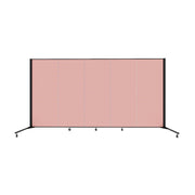 Healthflex Partition - 5' 9"H x 9' 5"L, Raspberry Mist (Minor Assembly Required)
