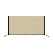 Healthflex Partition - 5' 9"H x 9' 5"L, Sandalwood (Minor Assembly Required)