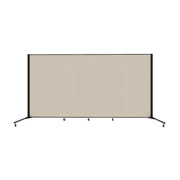 Healthflex Partition - 5' 9"H x 9' 5"L, Hazelnut  (Minor Assembly Required)