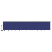 Wallmount Room Divider - 5'H x 23' 10" - 13 Panel, Royal Blue, Fabric