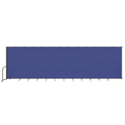 Wallmount Room Divider - 7' 4"H x 23' 10" - 13 Panel, Royal Blue, Fabric