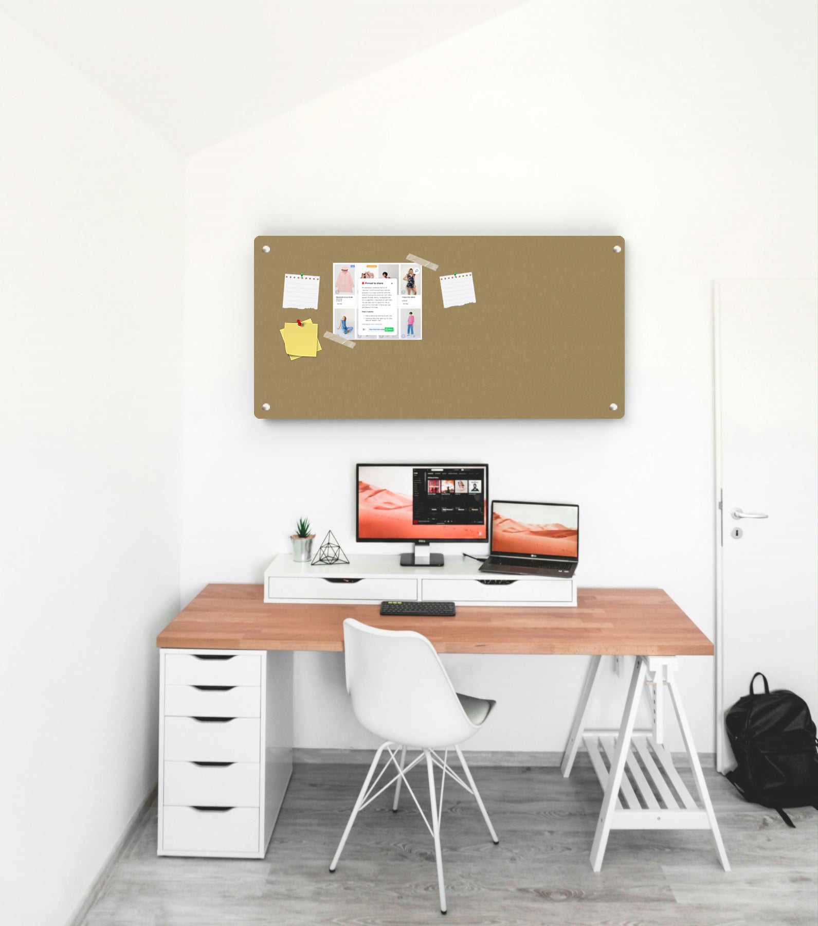 Haven Acoustic Wall Panel, PET Marble Gray 8' x 2' x 0.75"