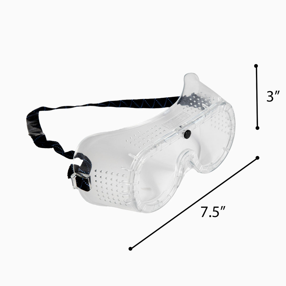Safety Goggles with Direct Vents, Adult Size