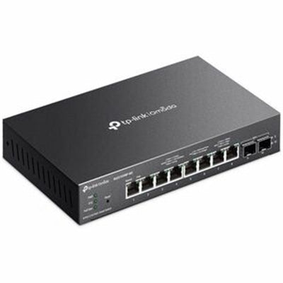 TP-Link - Omada Omada 8-Port 2.5GBASE-T and 2-Port 10GE SFP+ Smart Switch with 8-Port PoE+ - Gigabit Ethernet, 100 Gigabit - Unknown