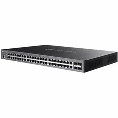 TP-Link - Omada Omada SG3452XMPP Ethernet Switch - 48 Ports - Manageable - Gigabit Ethernet - 10/100/1000Base-T, 10GBase-X - 3 - Unknown