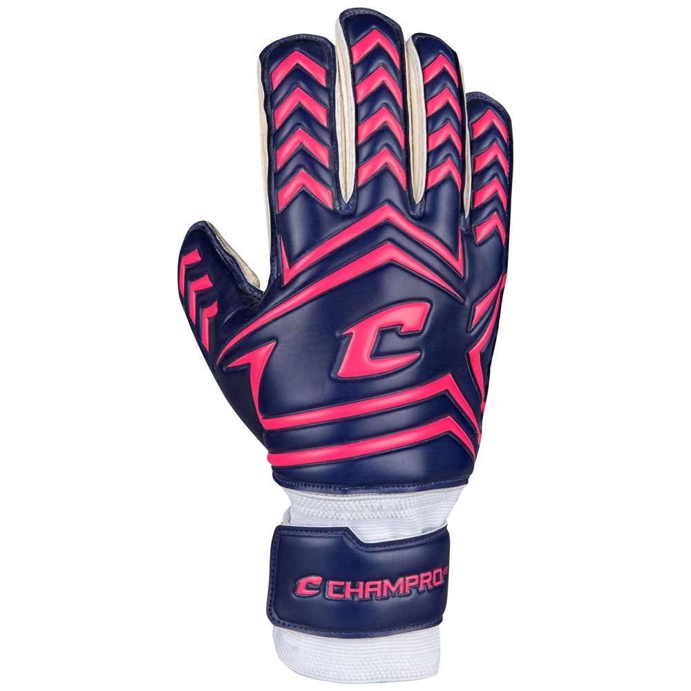 Stopper Goalie Glove - Navy Pink, 5"