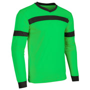 KEEPER Soccer Goalie Jersey - Neon Green Black - Youth - Large