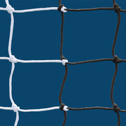 Soccer Goal Replacement Nets (4-3/4 in. Sq. - 4mm Braided Mesh) (8 ft.H x 24 ft.W x  6 1/2 ft.B x 7 1/2 ft.D) (White/Black)