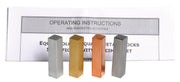 United Scientific® Equal Volume Metal Squares, Set Of 4