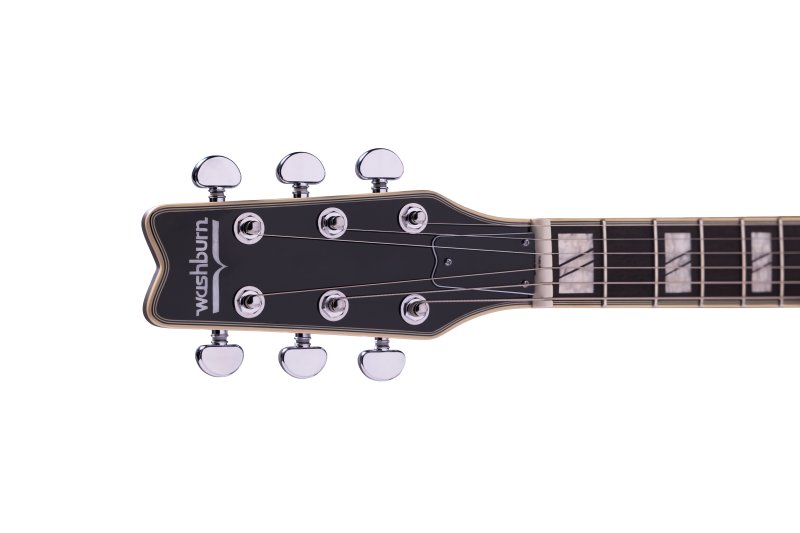 Washburn SH35TB Wing Series Semi Hollow Electric Guitar, Trans Black