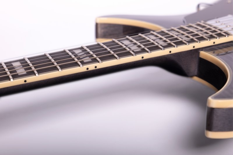 Washburn SH35TB Wing Series Semi Hollow Electric Guitar, Trans Black
