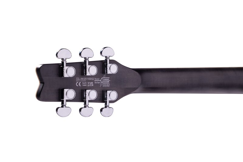 Washburn SH35TB Wing Series Semi Hollow Electric Guitar, Trans Black