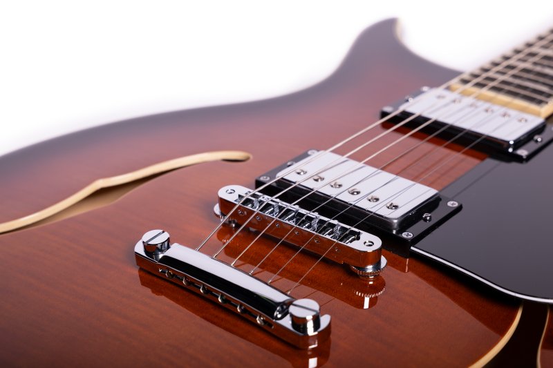 Washburn SH35TS Wing Series Semi Hollow Electric Guitar, Tobacco Sunburst
