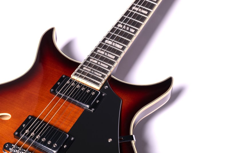 Washburn SH35TS Wing Series Semi Hollow Electric Guitar, Tobacco Sunburst