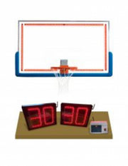 In Time Shot Clock System And Backboard Baled System