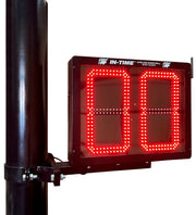 Center Mast Shot Clock Mounting Brackets, Size: 6-5/8"