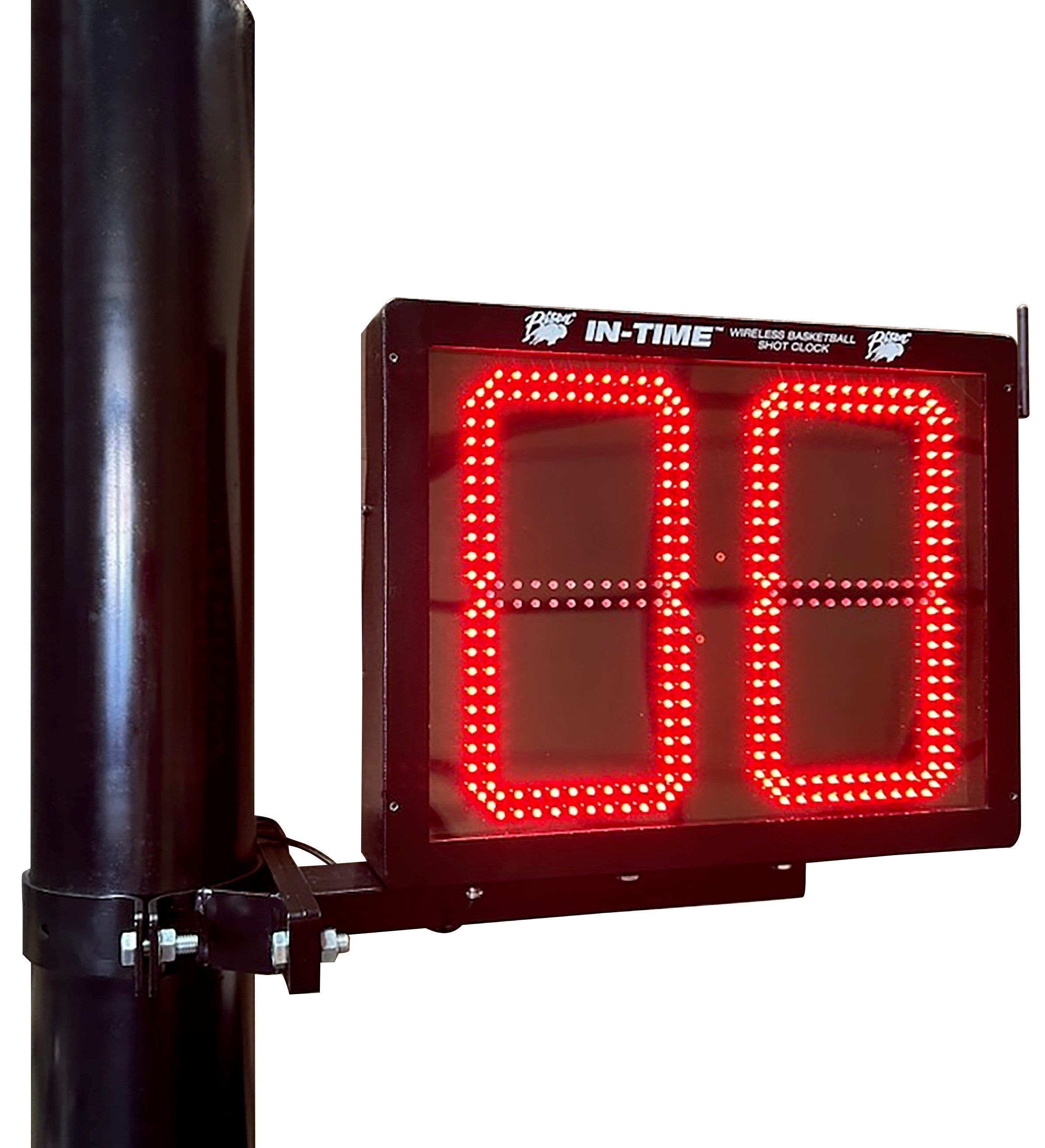 Center Mast Shot Clock Mounting Brackets, Size: 6-5/8"