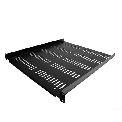 StarTech.com 1U Server Rack Shelf - Universal Vented Rack Mount Cantilever Tray for 19" Network Equipment Rack & Cabinet - Durable Design - Weight Cap
