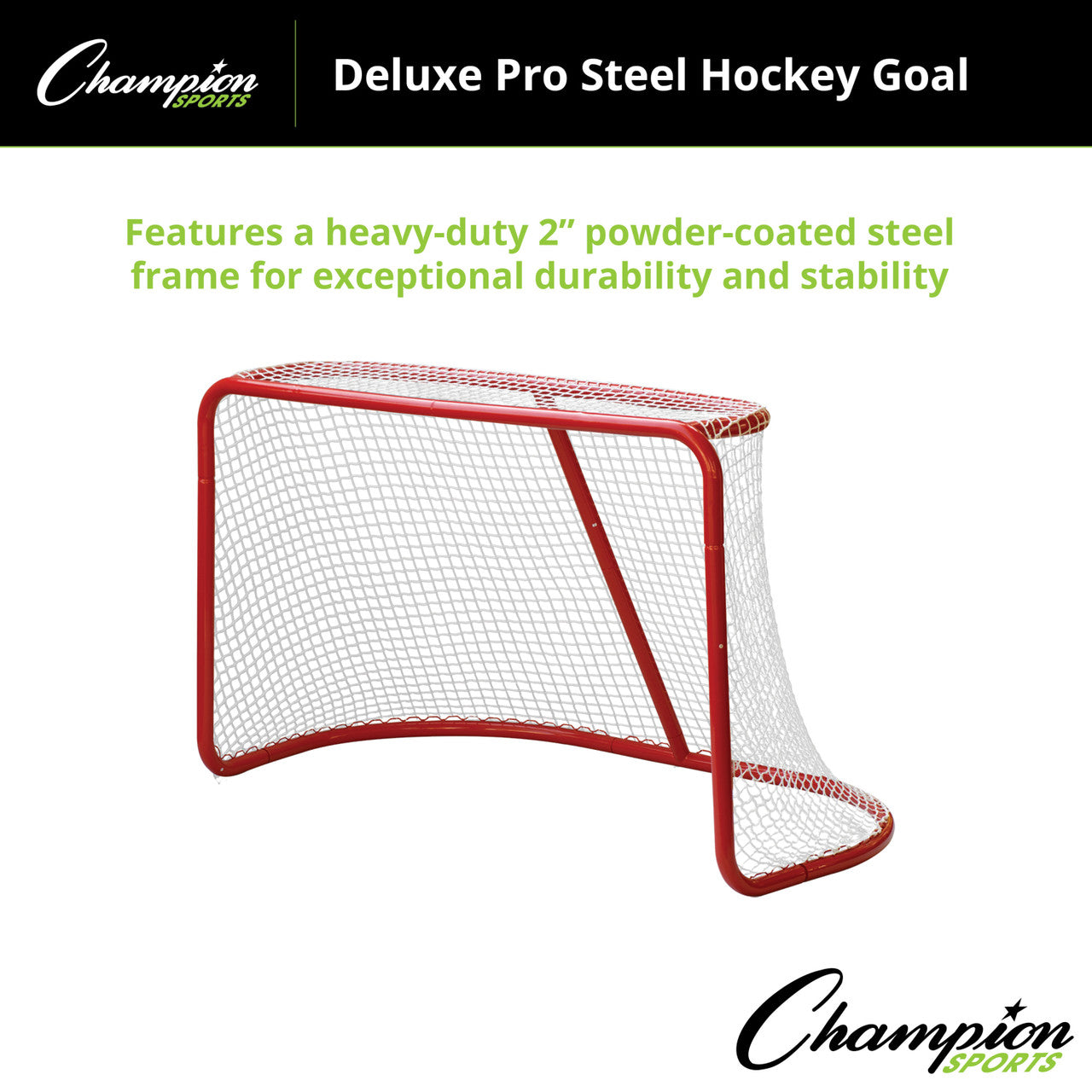 Deluxe Pro Steel Hockey Goal
