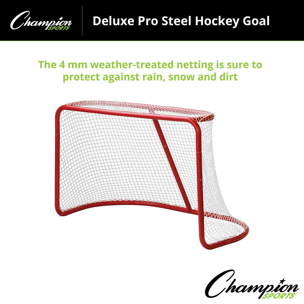 Deluxe Pro Steel Hockey Goal