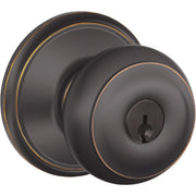 Schlage Georgian Aged Bronze Entry Door Knob