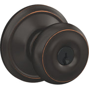 Schlage Georgian Aged Bronze Entry Door Knob