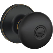 Dexter Stratus Aged Bronze Privacy Door Knob
