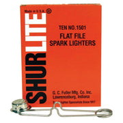 Spark Lighter, Flat Lighter with Round Cup Design, 100 EA/BX