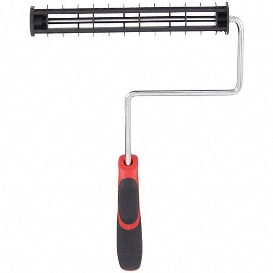 6620 Shur-Line, Paint Roller Frame, Black/Red Plastic Threaded Handle, Steel