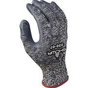 230-08 Showa, Cut Resistant Glove, Medium, A4 Cut, Nitrile, Black, 10 L