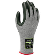 386S-06 Showa, Cut Resistant Glove, Small, A3 Cut, Nitrile, Black, 10 L