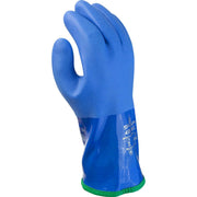 Chemical Resistance Glove, Size: X-Large; Length: 12.25; Color: Blue; Grip: Rough